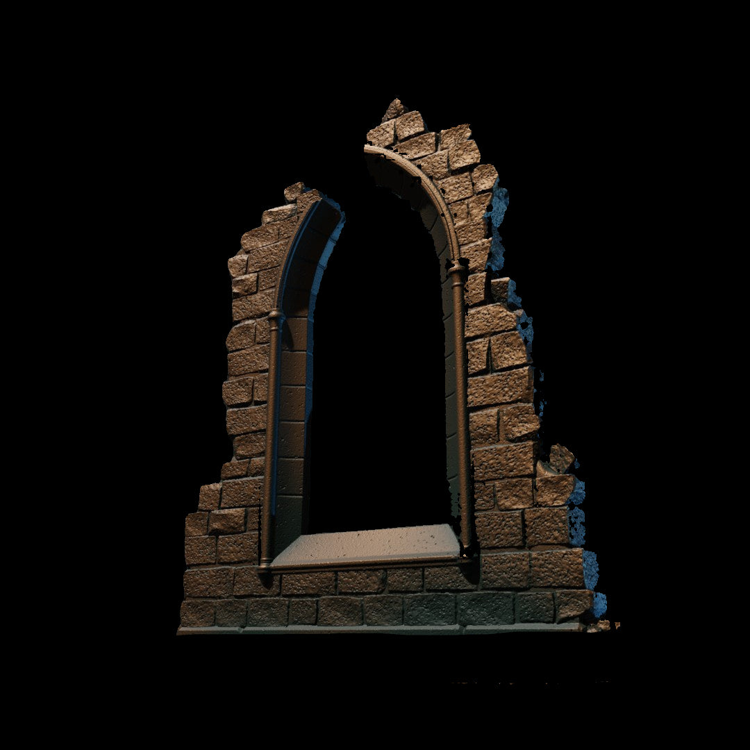 Gothic Window Ruin 2