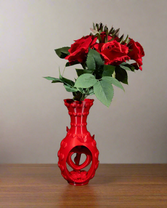 Koza Heart and Flowers Vase