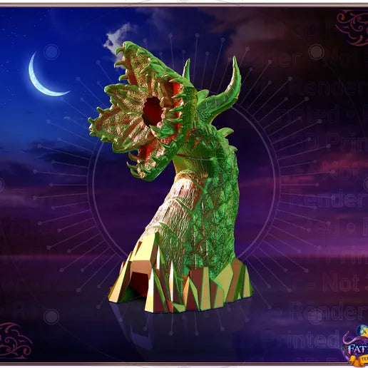 Moon Worm Dice Tower