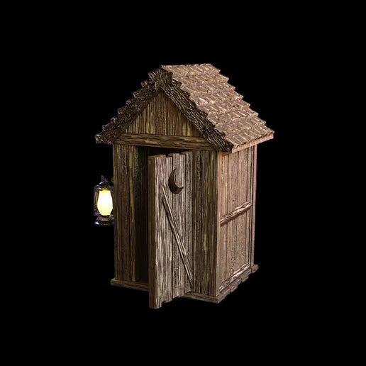 Outhouse Dice Holder