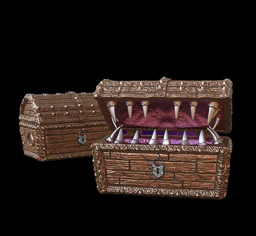 Mimic Chest Dice Holder