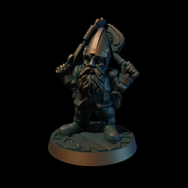 Space Dwarf Shotgun Axe