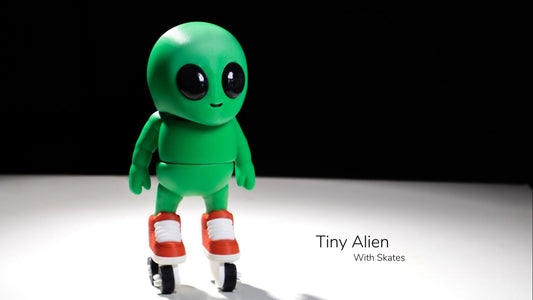 Tiny Alien With Skates