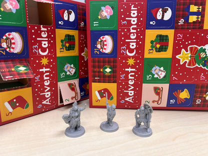 TTRPG Minis - Advent Calendar - 3D Printed Miniature, D&D, TTRPG