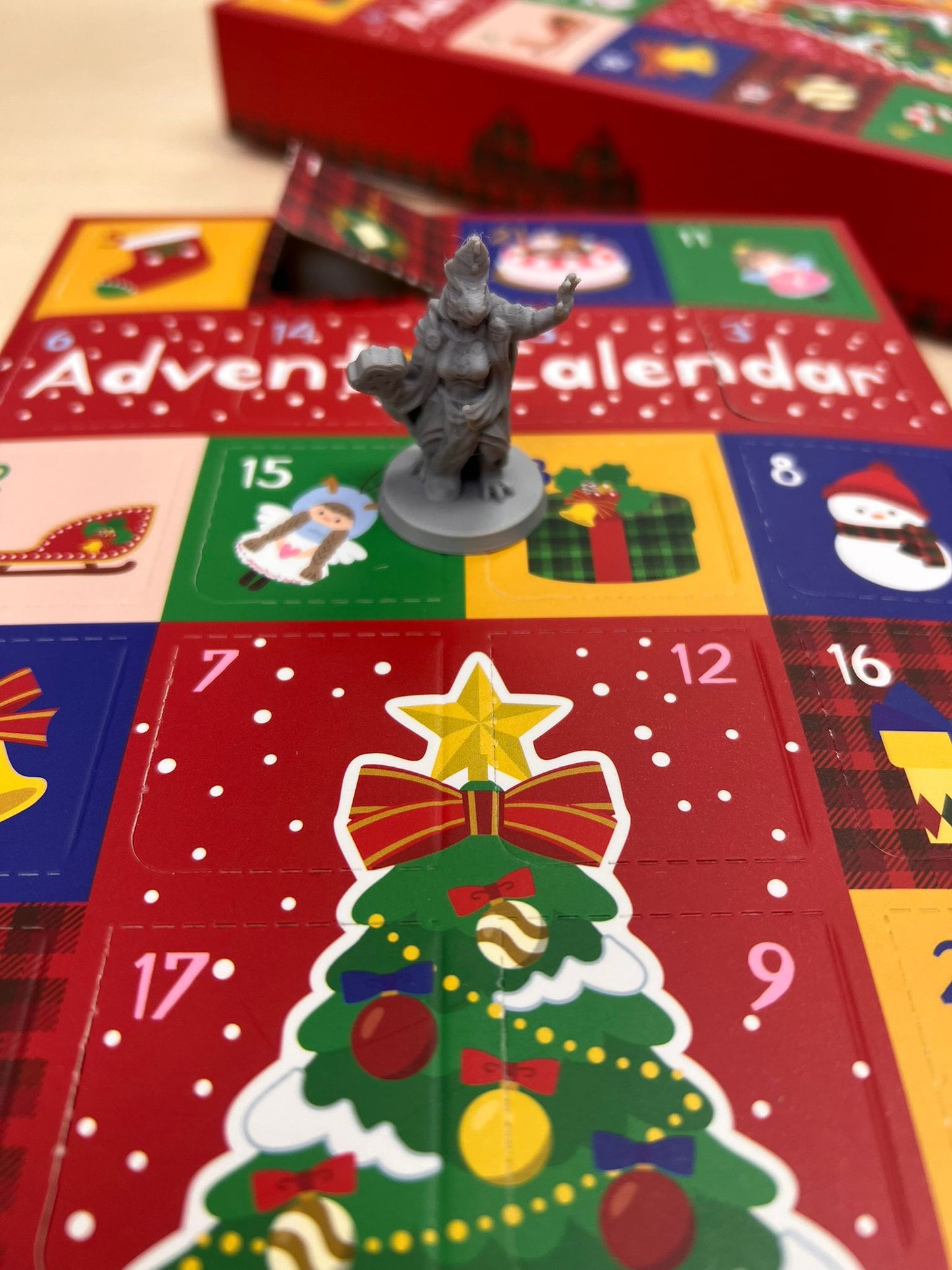 TTRPG Minis - Advent Calendar - 3D Printed Miniature, D&D, TTRPG