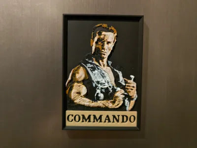 Commando Movie Fridge Magnet