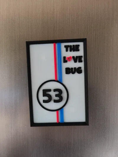 The Love Bug Movie Fridge Magnet