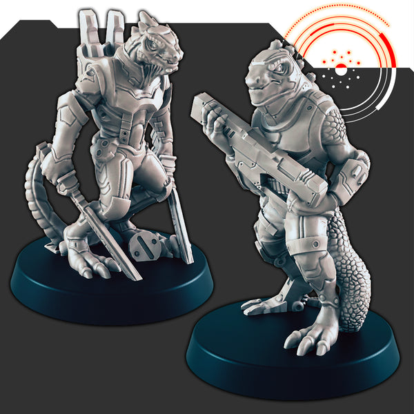 Alien Lizard Soldier