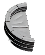 Odd Geometries Set - Semi Circle Wall