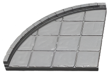Odd Geometries Set - Quadrant Tile